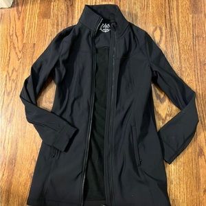 Black Prana longer style black jacket